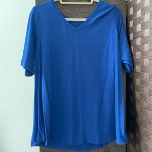 Electric blue blouse
